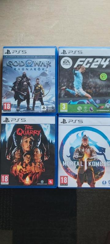 Ps5 en ps4 spelletjes  beschikbaar voor biedingen
