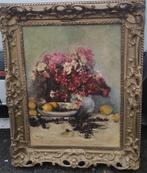 Huile sur toile fleurs signe Herman courtens, Antiquités & Art, Enlèvement