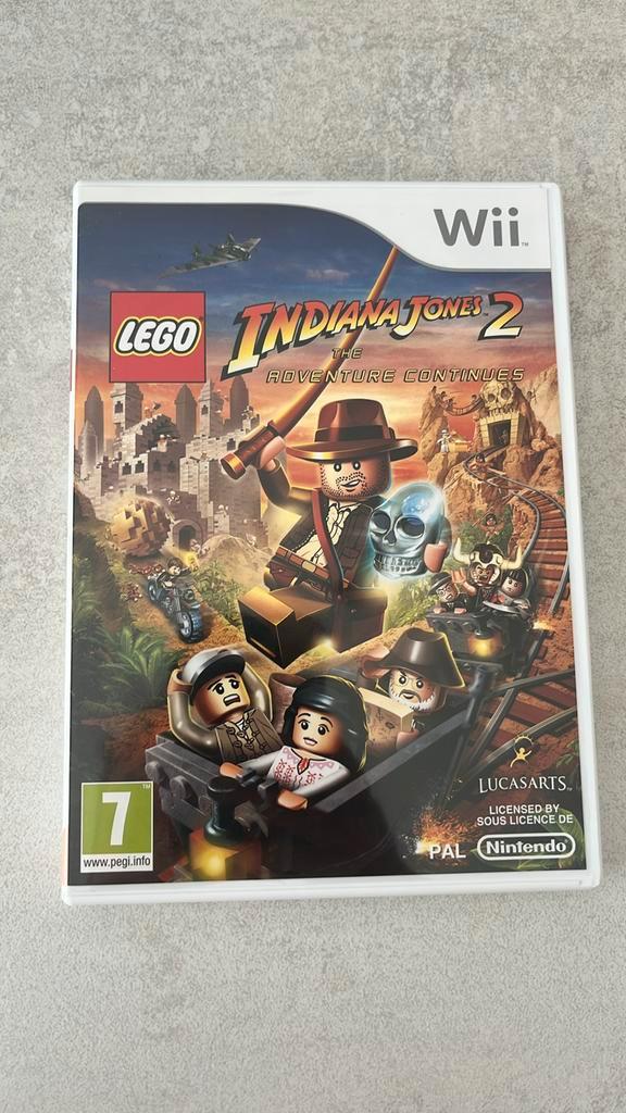 LEGO Indiana Jones 2 : L'Aventure Continue, Games en Spelcomputers, Games | Nintendo Wii, Zo goed als nieuw, Avontuur en Actie