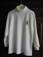 Ecru sous-pull met vooraan klein borduursel, 128, Enlèvement ou Envoi, Comme neuf