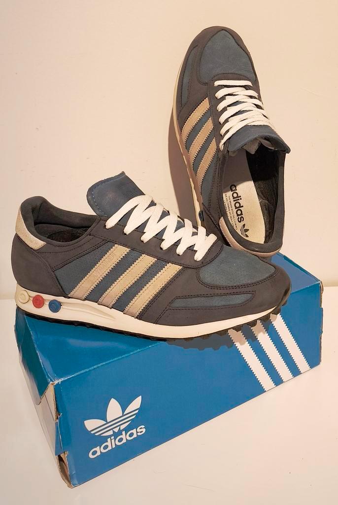 Adidas : LA.Trainer - full cuir/daim - taille 44, Vêtements | Hommes, Chaussures, Comme neuf, Baskets, Bleu, Enlèvement ou Envoi