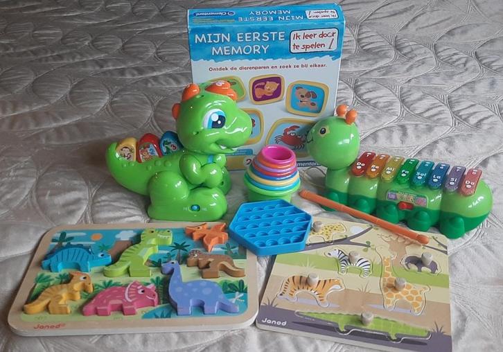 Pakket speelgoed peuter, Enfants & Bébés, Jouets | Jouets de bébé, Comme neuf, Autres types, Avec lumière, Sonore, À roulettes
