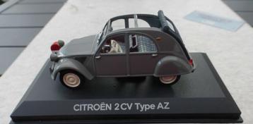 Citroën 2CV Type AZ 1954 (Editions Atlas - Miniatuur Auto) beschikbaar voor biedingen