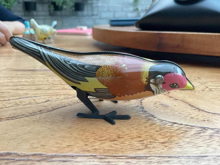 4 blikken dierfiguren speelgoed 60e er jaren., Antiek en Kunst, Antiek | Speelgoed, Ophalen of Verzenden