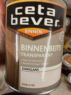 Cetabever transparante beits zandkleur 0,75liter, Ophalen of Verzenden, Nieuw, Acrylverf