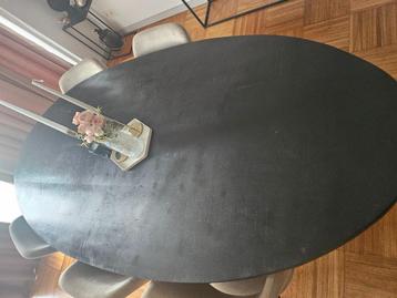 Table à manger en bois de manguier, 100 à 150 cm, 200 cm ou plus, Cinq personnes ou plus, Comme neuf
