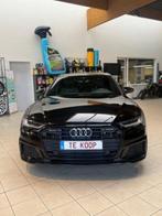Audi A6 hybride 50 tfsie quattro s-line blackpack led camera, Autos, Cuir, Achat, Entreprise, Noir