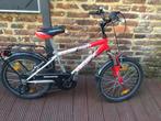 Vélo enfant rouge et gris MBM 20 pouces 6 vitesses, Vélos & Vélomoteurs, Utilisé, 20 pouces, Vitesses