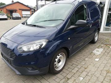 Ford Transit Courier EcoBoost Ambiente, Auto's, Monovolume, USB, Blauw, 100 pk