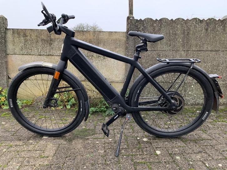 Stromer ST3 Pinion L Black 2022 - 8.000 km, Fietsen en Brommers, Elektrische fietsen, Zo goed als nieuw, Stromer, 50 km per accu of meer