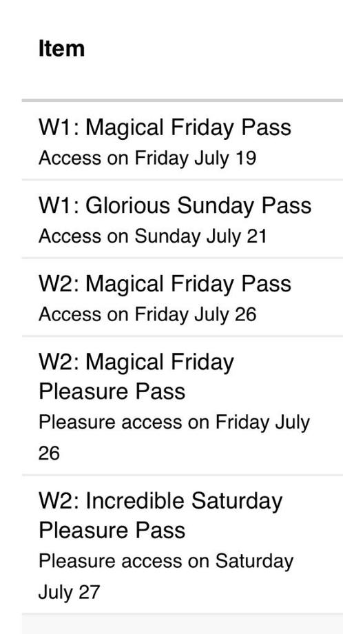 Places Tomorrowland à échanger ️, Tickets & Billets, Événements & Festivals, Trois personnes ou plus
