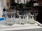 3 Hoegaarden glazen 1groot en 2 normale glazen, Ophalen of Verzenden, Zo goed als nieuw