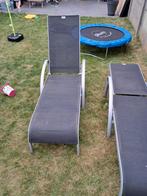 Tuin Ligbed, Tuin en Terras, Ligbedden, Ophalen, Zo goed als nieuw, Metaal, Verstelbaar