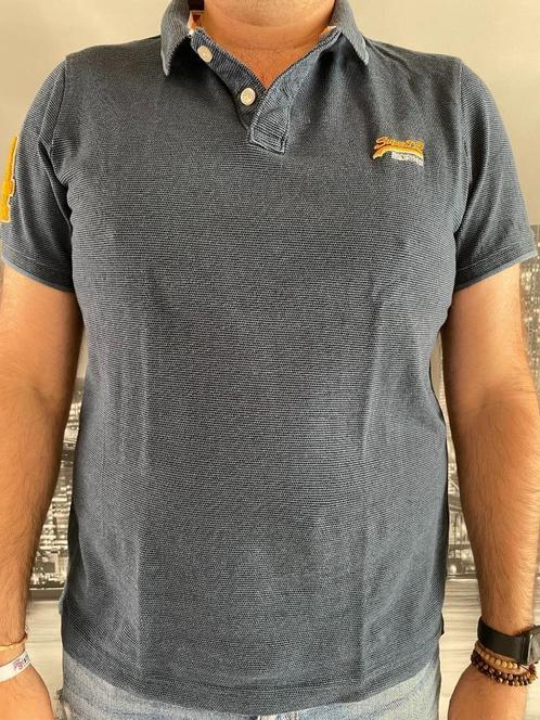 blauwe polo Superdry XXL, Kleding | Heren, Polo's, Zo goed als nieuw, Overige maten, Blauw, Ophalen of Verzenden