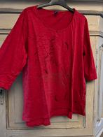 Rode tshirt xxl, Kleding | Dames, Maat 46/48 (XL) of groter, Ophalen of Verzenden, Zo goed als nieuw, Korte mouw