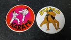 Vintage sticker kermis karate en sumo vechtsport, Comme neuf, Sport, Enlèvement ou Envoi
