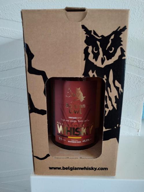 The Belgian Owl vintage nr 3 old 11 year whisky, Verzamelen, Biermerken, Zo goed als nieuw, Ophalen of Verzenden
