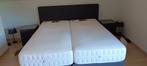 Box spring, Huis en Inrichting, Slaapkamer | Boxsprings, Ophalen, Gebruikt, Grijs, 160 cm