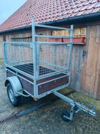 BW trailer aanhangwagen 750kg ongeremd met loofnetten, Auto diversen, Aanhangers en Bagagewagens, Ophalen