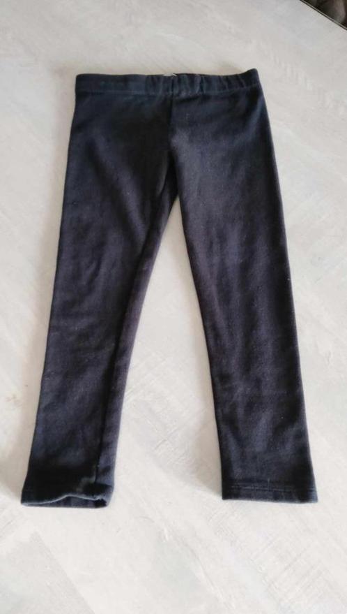 zwarte legging broek h& m maat 110, Kinderen en Baby's, Kinderkleding | Maat 110, Zo goed als nieuw, Meisje, Broek, Ophalen of Verzenden