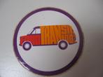 Vintage Ford Transit-sticker. Afmetingen: 9,5 cm doorsnee, Nieuw, Ophalen of Verzenden, Merk