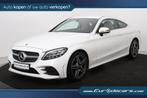 Mercedes-Benz C220 Coupé 4-matic AMG-Line, Autos, Mercedes-Benz, Carnet d'entretien, Cuir, Beige, 143 kW