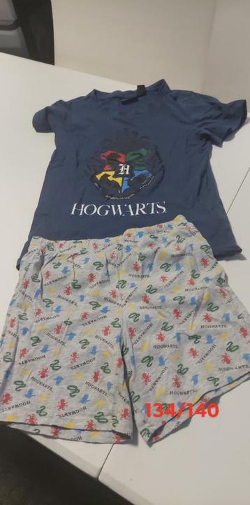 Pyjama Hogwarts maat 134 jongen zomer beschikbaar voor biedingen