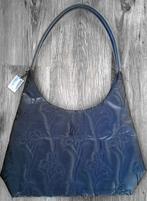 Grote dameshandtas in grijsblauwe nylonachtige kunststof, Ophalen of Verzenden, Zo goed als nieuw, Shopper
