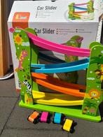 VIGA autorijbaantje met 4 autootjes, Kinderen en Baby's, Ophalen, Zo goed als nieuw, Rij- of Hobbelspeelgoed