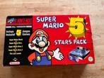 Nintendo SNES - Super Mario 5 Stars Pack + extras, Games en Spelcomputers, Games | Nintendo Super NES, Ophalen, Gebruikt, 2 spelers