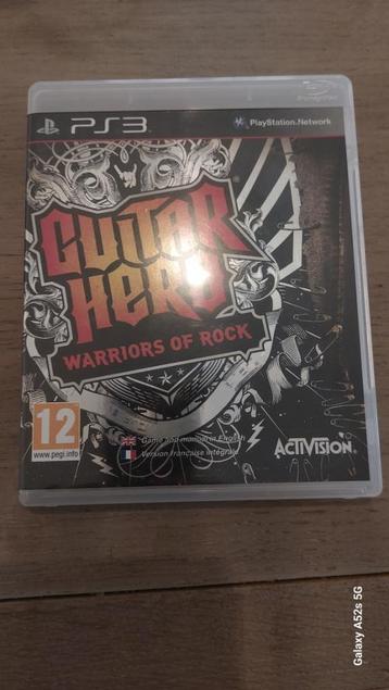 PS3 spelletje: Guitar Hero-Warriors of Rock beschikbaar voor biedingen