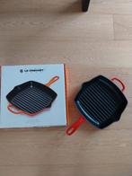 Gril pan, Huis en Inrichting, Ophalen, Gietijzer, Zo goed als nieuw, Keramische plaat