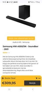 Samsung soundbar met subwoofer, Ophalen, Zo goed als nieuw