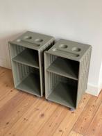 Grijze IKEA DIDRIK nachtkastjes, Kunststof, Minder dan 45 cm, Zo goed als nieuw, 55 tot 70 cm