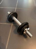 Halter met 2,5kg aan gewichten, Sport en Fitness, Fitnessmaterialen, Ophalen, Gebruikt, Armen, Halterset