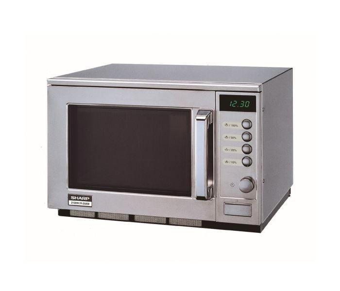 Professionele magnetron Sharp R25AM, 20 liter, 2100 watt, Elektronische apparatuur, Microgolfovens, Gebruikt, Draaiplateau, Ophalen