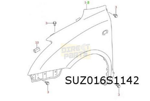 Suzuki Swift (3/05-9/10) voorscherm Rechts (JPP type 3 / 4), Auto-onderdelen, Carrosserie, Spatbord, Suzuki, Nieuw, Verzenden