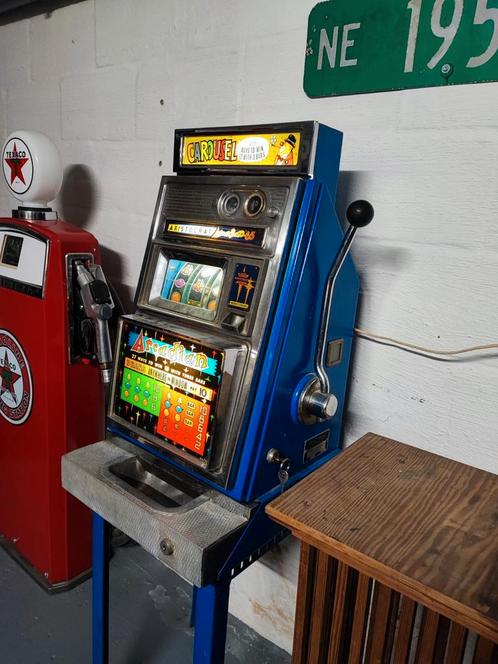 Ancien Jackpot, Verzamelen, Automaten | Gokkasten en Fruitautomaten, Gebruikt, Overige munten, Met sleutels, Ophalen