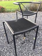 stoel en krukje Zeus poltroncina, Gebruikt, Twee, Zwart, Design