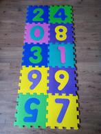 puzzelmat speelmat cijfers 10 tegels, Gebruikt, Ophalen