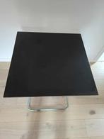 Practical Set black Folding Table and Folding Chair, Huis en Inrichting, Ophalen, Metaal, 50 tot 100 cm, Vierkant