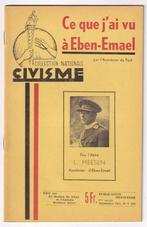 Eben-Emael ce que j´ai vu aalmoezier L. Meesen, Verzenden, Landmacht, Boek of Tijdschrift
