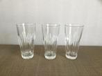 Set 3 glazen, Huis en Inrichting, Keuken | Servies, Ophalen of Verzenden, Zo goed als nieuw, Glas of Glazen
