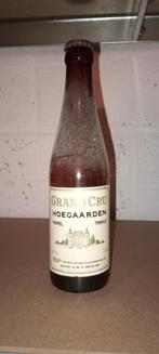 Brouwerij bier oude fles Grand Cru Hoegaarden, Verzamelen, Ophalen of Verzenden, Gebruikt, Flesje(s), Overige merken