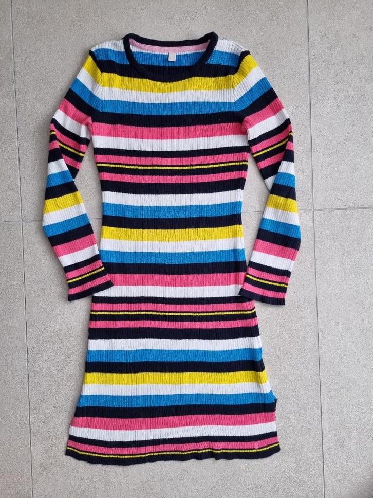 Gestreepte jurk - maat 140-146, Kinderen en Baby's, Kinderkleding | Maat 146, Gebruikt, Meisje, Jurk of Rok, Ophalen of Verzenden