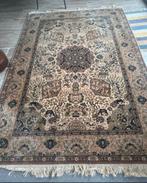 Wollen Perzisch tapijt İsfahan 168cm x 244cm, Huis en Inrichting, Stoffering | Tapijten en Vloerkleden, Bruin, 150 tot 200 cm