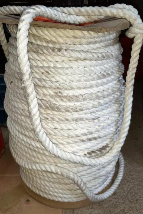 3 str geslagen polyester landvastlijn 18mm, NIEUW, per meter, Watersport en Boten, Accessoires en Onderhoud, Nieuw, Ophalen