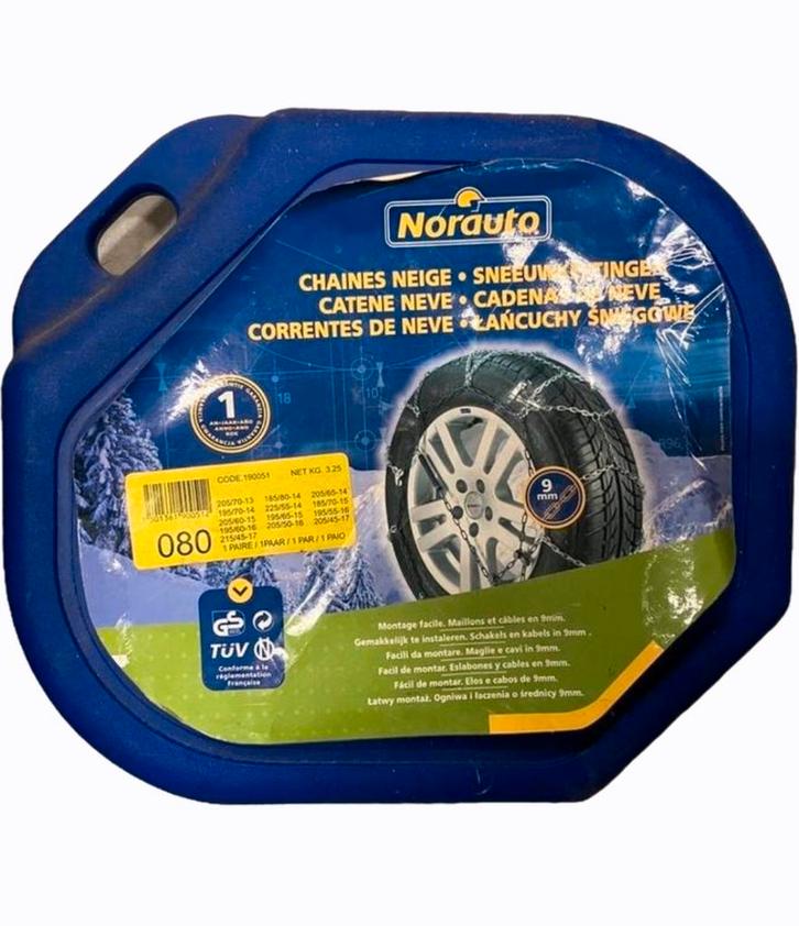 Chaînes à neige 1x UTILISÉES, Autos : Divers, Chaînes, Comme neuf, Enlèvement
