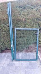 Barriere Portillon de jardin 115 x 85 cm + 2 poteaux 200 cm, Enlèvement, Utilisé