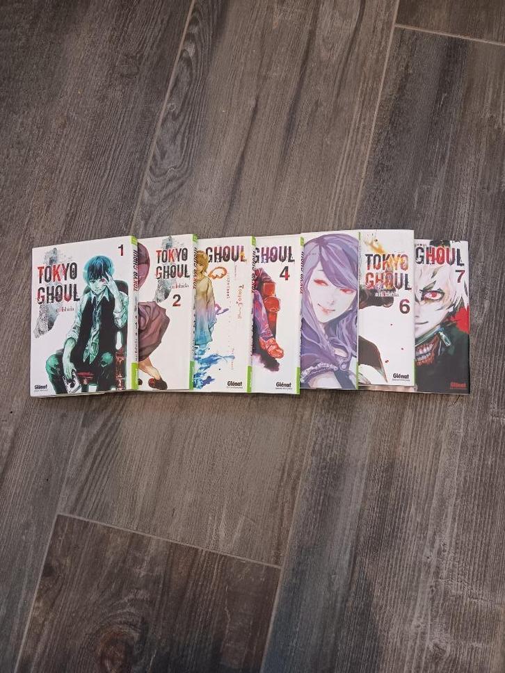 Volumes 1 tot 7 Tokyo Ghoul, Boeken, Strips | Comics, Nieuw, Complete serie of reeks, Japan (Manga), Ophalen of Verzenden